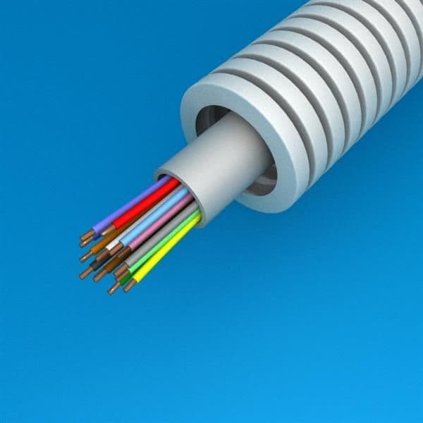 Tube précâblé Svv 14 x 0.8 diamètre 16mm en rouleau de 100m vue 1