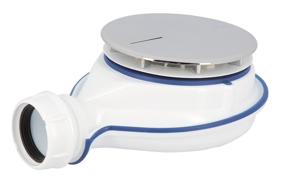 Nicoll Turboflow XS Bi-injection Magnetec siphon de douche D90 mm vue 1