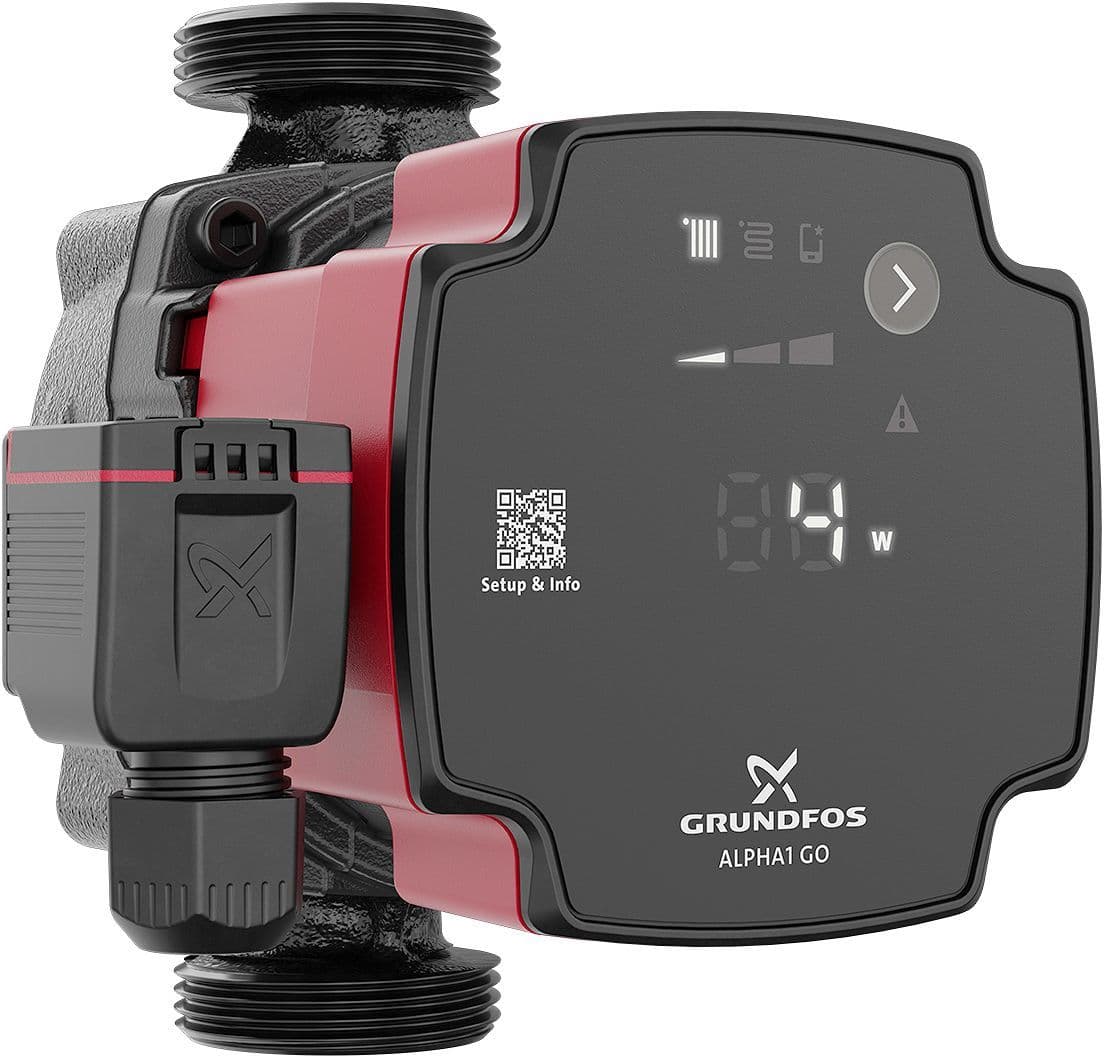 CIRCULATEUR CC ALPHA1 GO 20-60 GRUNDFOS L130 5/4" vue 1