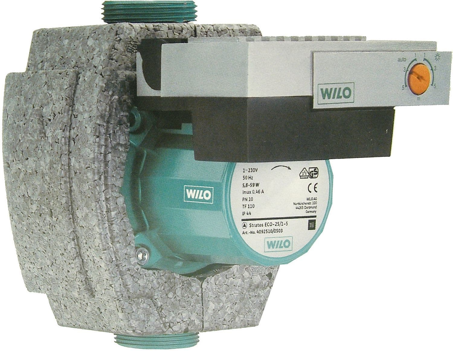 WILO STRATOS ECO 25/1-3 R 1 1/2"-PN10 vue 1