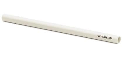 Tube PVC métrique 40mm Ral 7035 Gris clair vue 1