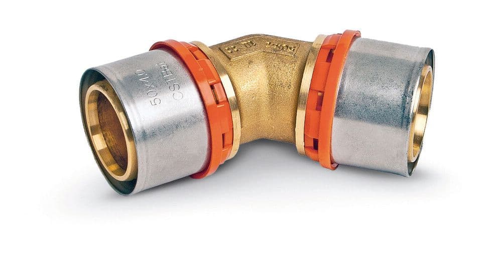 SYSTEMPEX coude 45° raccord à sertir 40-40 vue 1