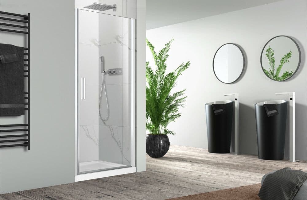 Van Marcke Pina porte pivotante 900x2000mm blanc mat vue 1