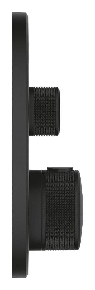 Grohe Grohtherm SmartControl thermostat encastré 2 sorties rond phantom black vue 1