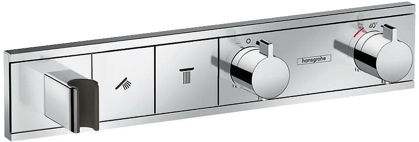 SET DE FINITION THERMOSTAT POUR 2 SYSTEME RAINSELECT +PORTE DE DOUCHE HG CHROME vue 1