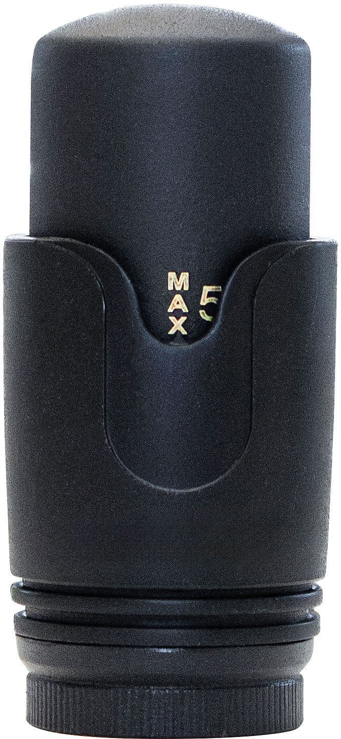 TETE DE THERMOSTAT M30X1,5 D-DESIGN MAT-NOIR vue 1