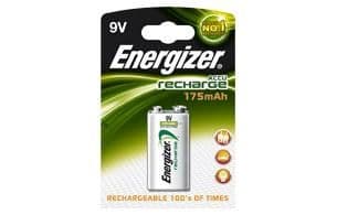Energizer - pile rechargeable Ni-Mh - 9V / 6LR61 - 175mAh - 1 pièce vue 1