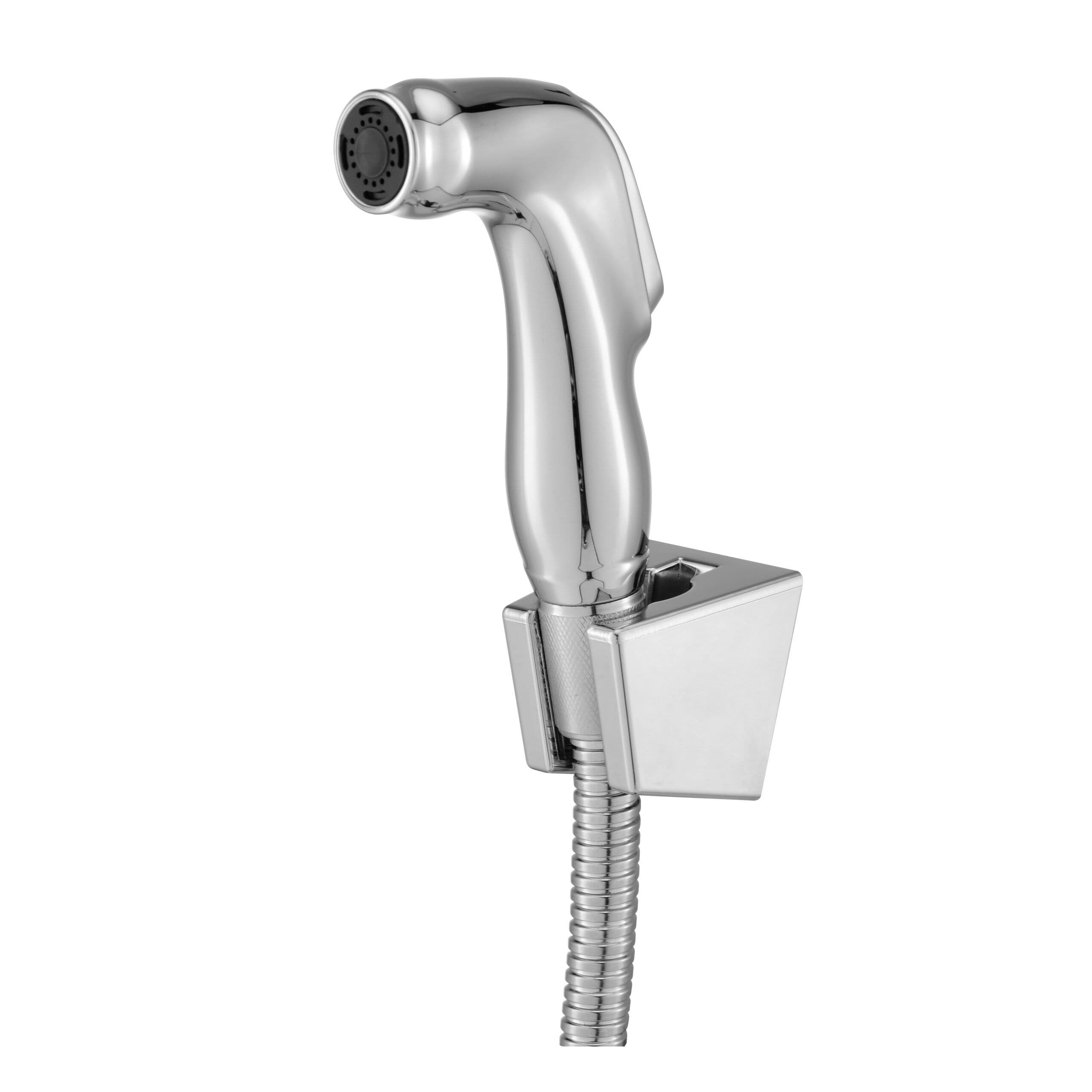 ALONI DOUCHETTE BIDET – ABS – AVEC SUPPORT - AVEC FLEXIBLE DE DOUCHE EN MÉTAL – CHROME vue 1