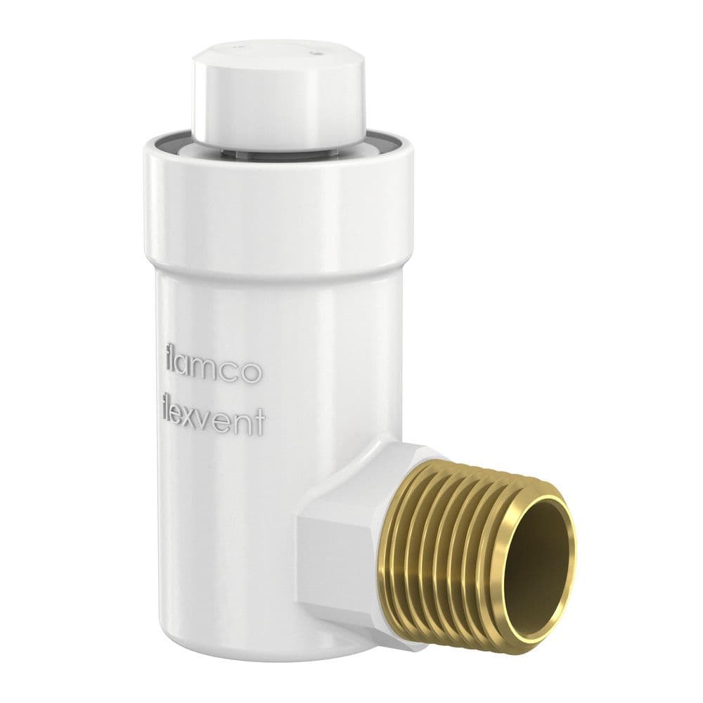 Flamco Flexvent H purgeur d'air à flotteur 1/2" blanc vue 1