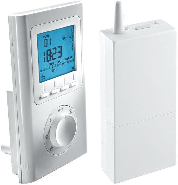 THERMOSTAT D'AMBIANCE LCD SANS FIL AVEC MINUTERIE HEBDOMADAIRE vue 1