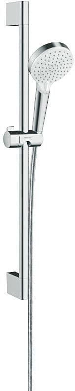 SET DE DOUCHE CROMETTA VARIO HG ECOSMART 65CM BLANC-CHROOM vue 1
