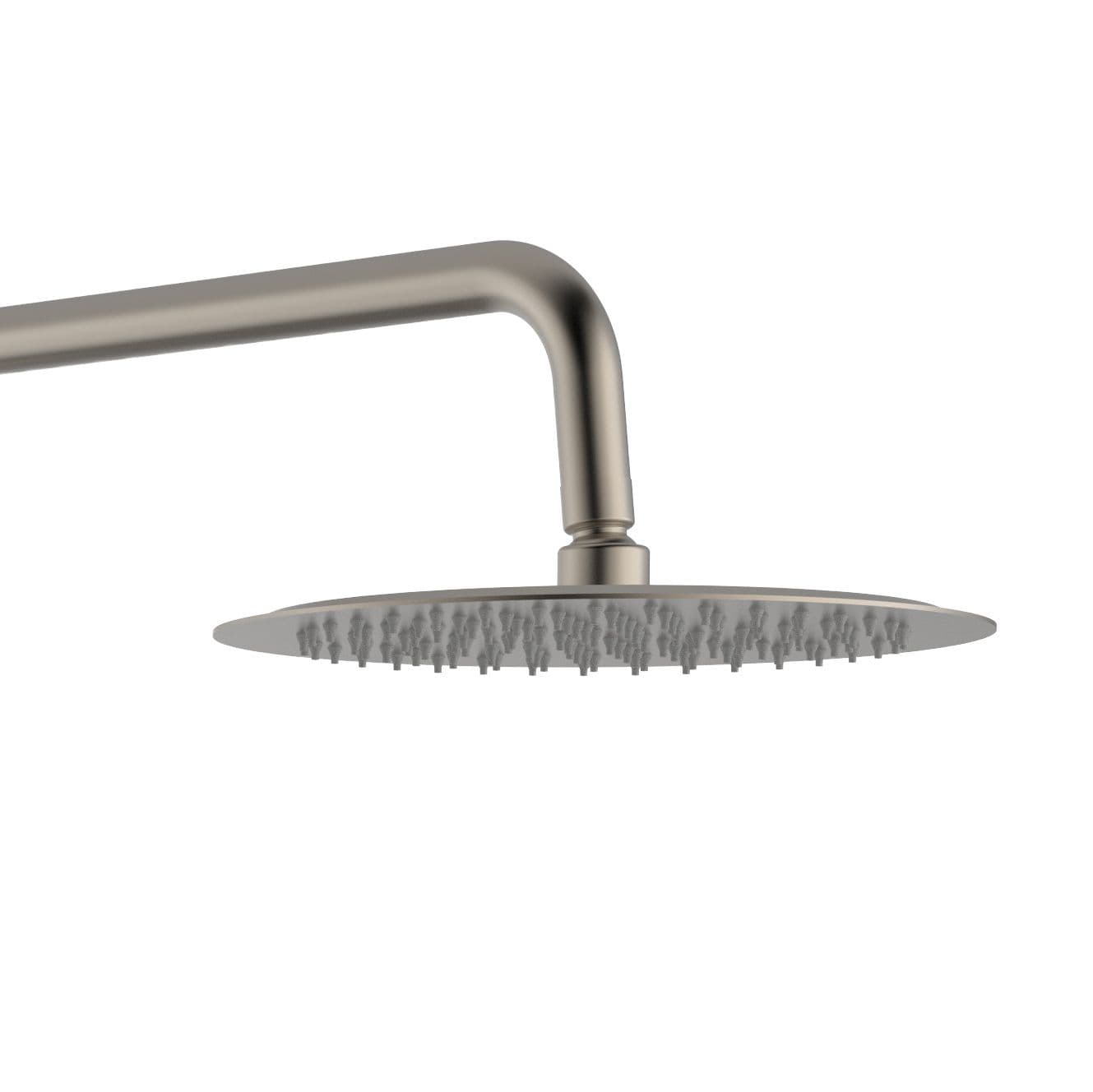 ALONI OPTIMA RONDO SET DE DOUCHE À JETS DE PLUIE – THERMOSTATIQUE – MONTAGE APPARENT - COOL TOUCH – BELGAQUA – ACIER INOX BROSSÉ vue 1