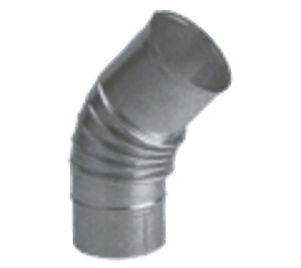 Muelink & Grol coude plissé avec couture 45° D130 aluminium vue 1