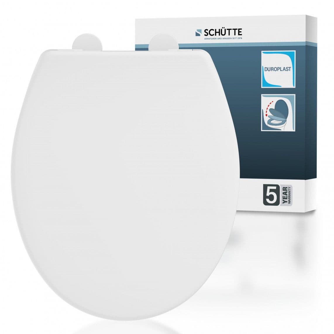 82650 Abattant wc en duroplast WHITE, PREMIUM, avec frein de chute vue 1