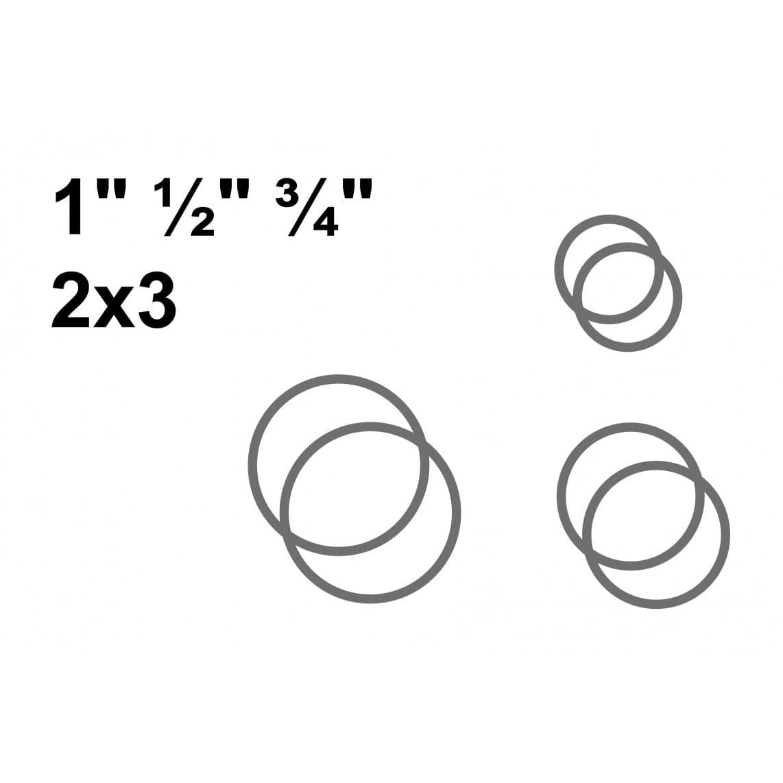 98697310 Joint de raccord, Fibre HD, Set par 2x 1/2" 3/4" 1" vue 1