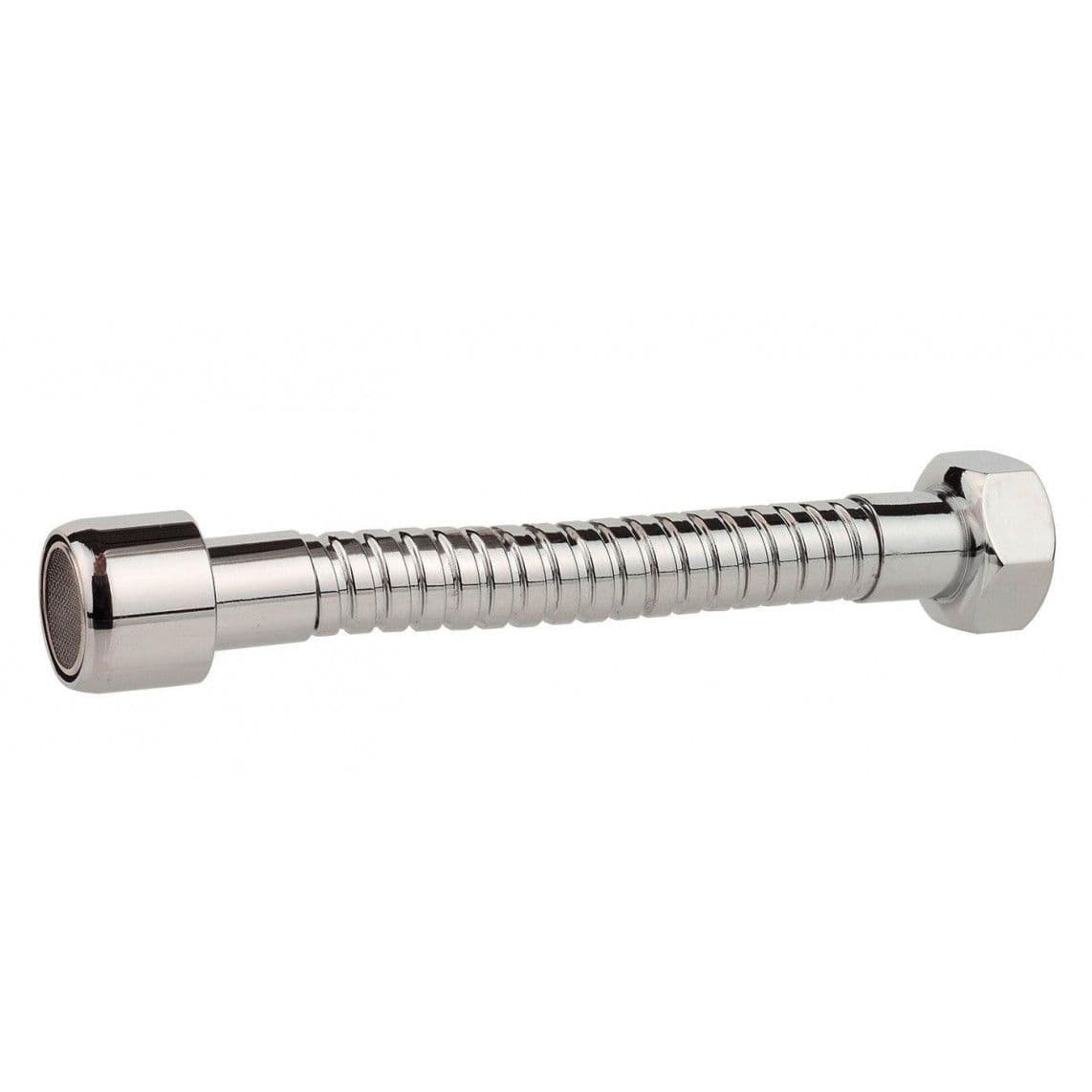 987160113 Tuyau métallique, chromé, M22IG x 130 mm, avec aérateur vue 1