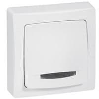 Oteo poussoir à voyant 6A - 250V - monobloc vue 1