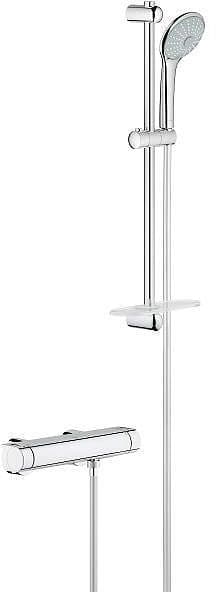 THERMOSTAT DOUCHE 2000+SET DE DOUCHE EUPHORIA 110 60CM FG CHROME vue 1