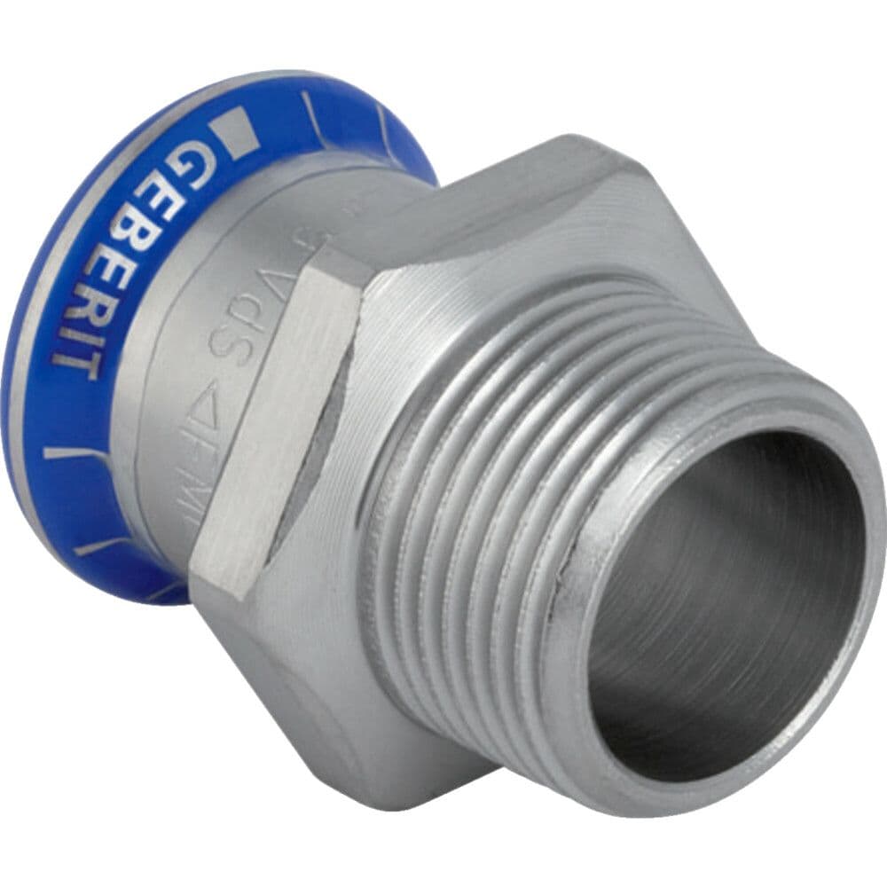 Geberit Mapress inox-eau manchon mixte avec filetage extérieur 22-3/4"M vue 1