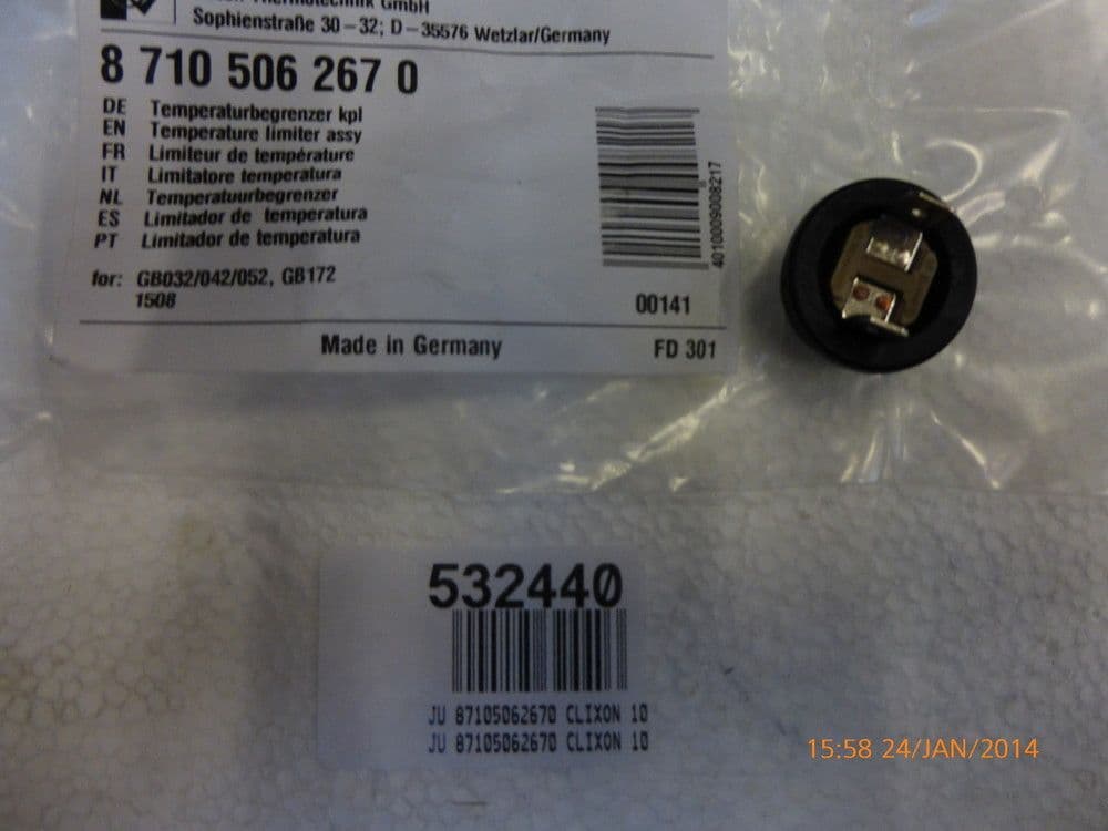 BO 87105062670 CLIXON 108°C vue 1