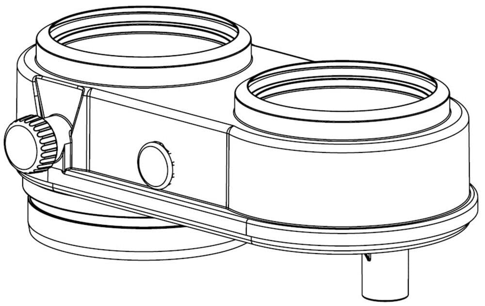 M&G adapteur PP 60/100 - 2X80 pour Cube vue 1