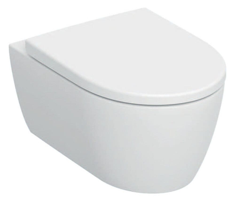 Geberit iCon set cuvette suspendue - TurboFlush - avec abattant vue 1