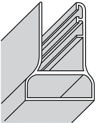 PROF.PROL.LIFT 15MM P.PRT/PAR.FIX G/D CH vue 1