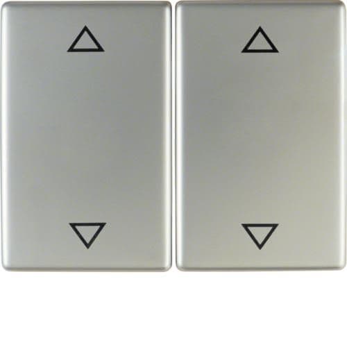 Touche avec symbole flèches Berker K.5 Inox vue 1