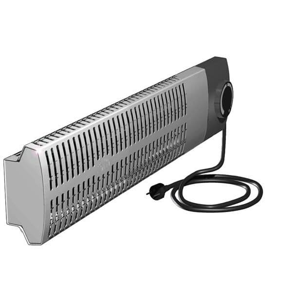 Radiateur antigel 200W à montage horizontal 230V IP31 Inox vue 1