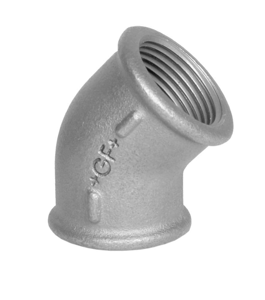 Georg Fischer galvanisé nr.120 coude 45° FF 5/4" vue 1