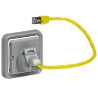 Plexo adaptateur Mosaic RJ45 composable vue 1