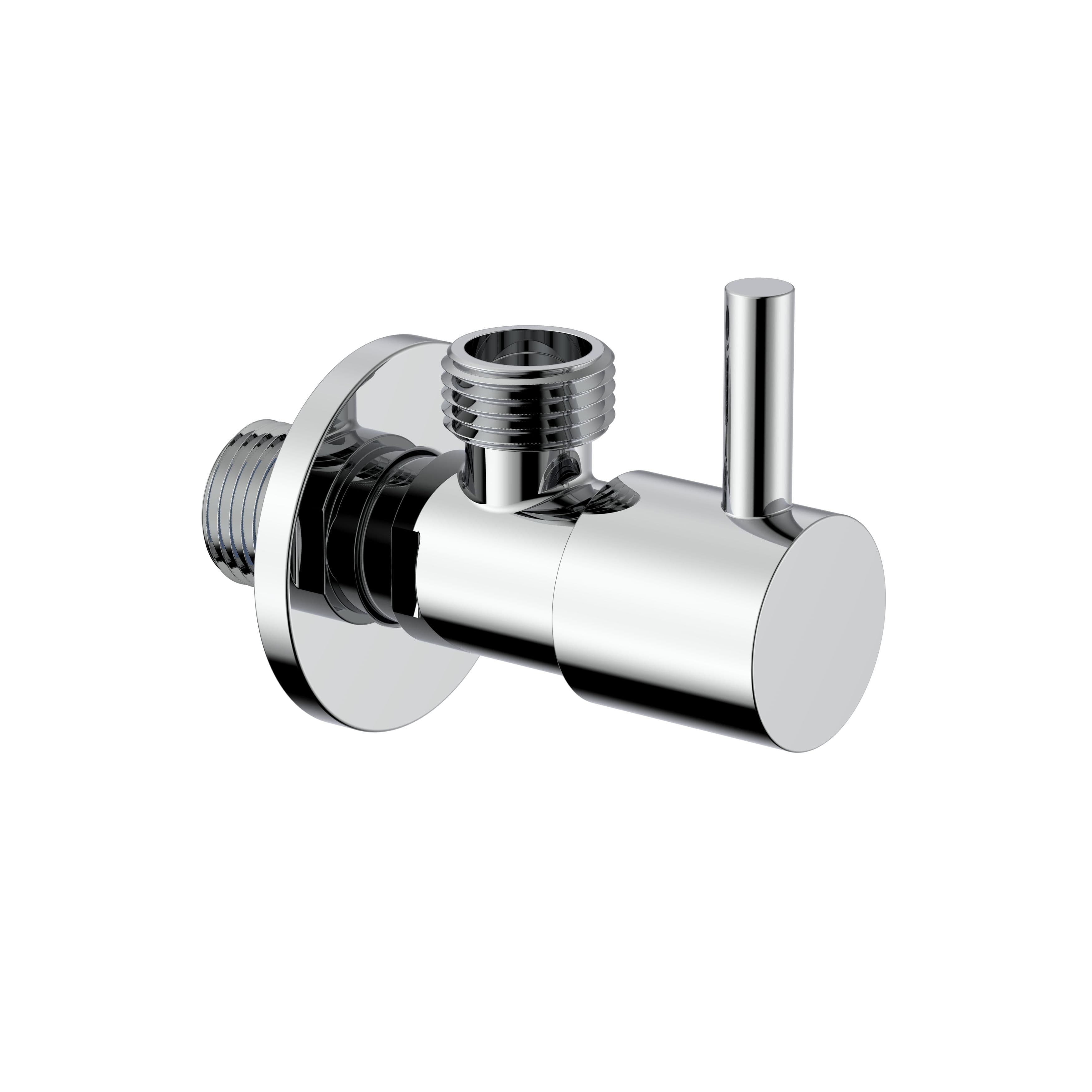 UNIFORMA ROBINET D’ARRÊT D’ANGLE – 1/2" X 3/8" – CHROME vue 1