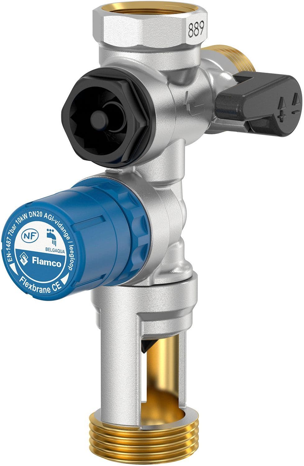 GROUPE DE SECURITE ECS FLEXBRANE FLAMCO 3/4"M vue 1