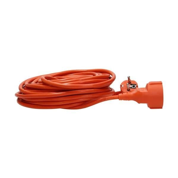 Rallonge de jardin avec 1 prise Schuko, longueur 40m 3 x 1.5mm², en PVC, IP20, entièrement encapsulé vue 1