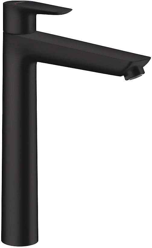 MITIGEUR LAVABO TALIS E 240 HG HAUT +VIDAGE AUTOMATIQUE NOIR MAT vue 1