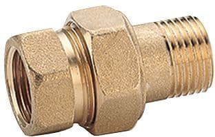 RACCORD LAITON POUR RADIATEUR GIACOMINI 3/4"MF vue 1