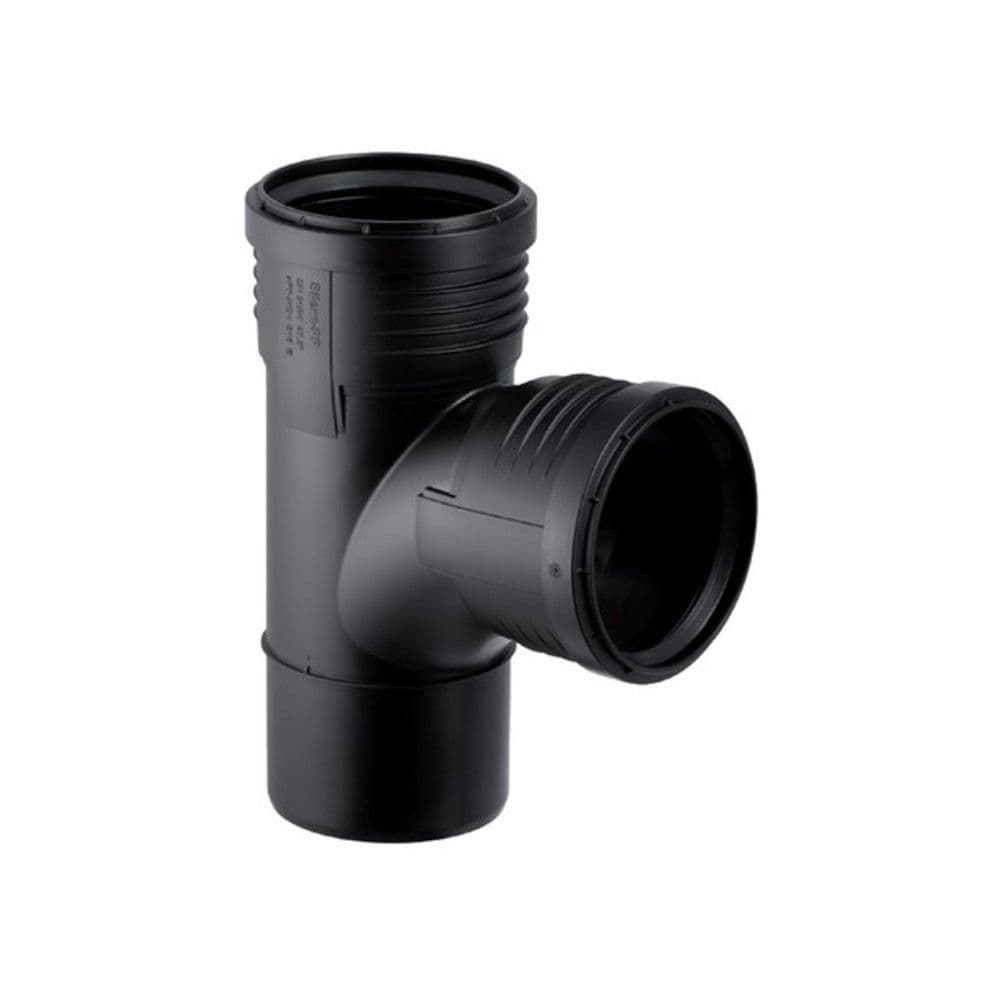 Geberit Silent-PP té hydraulique 87,5° avec rayon intérieur D 90 mm vue 1