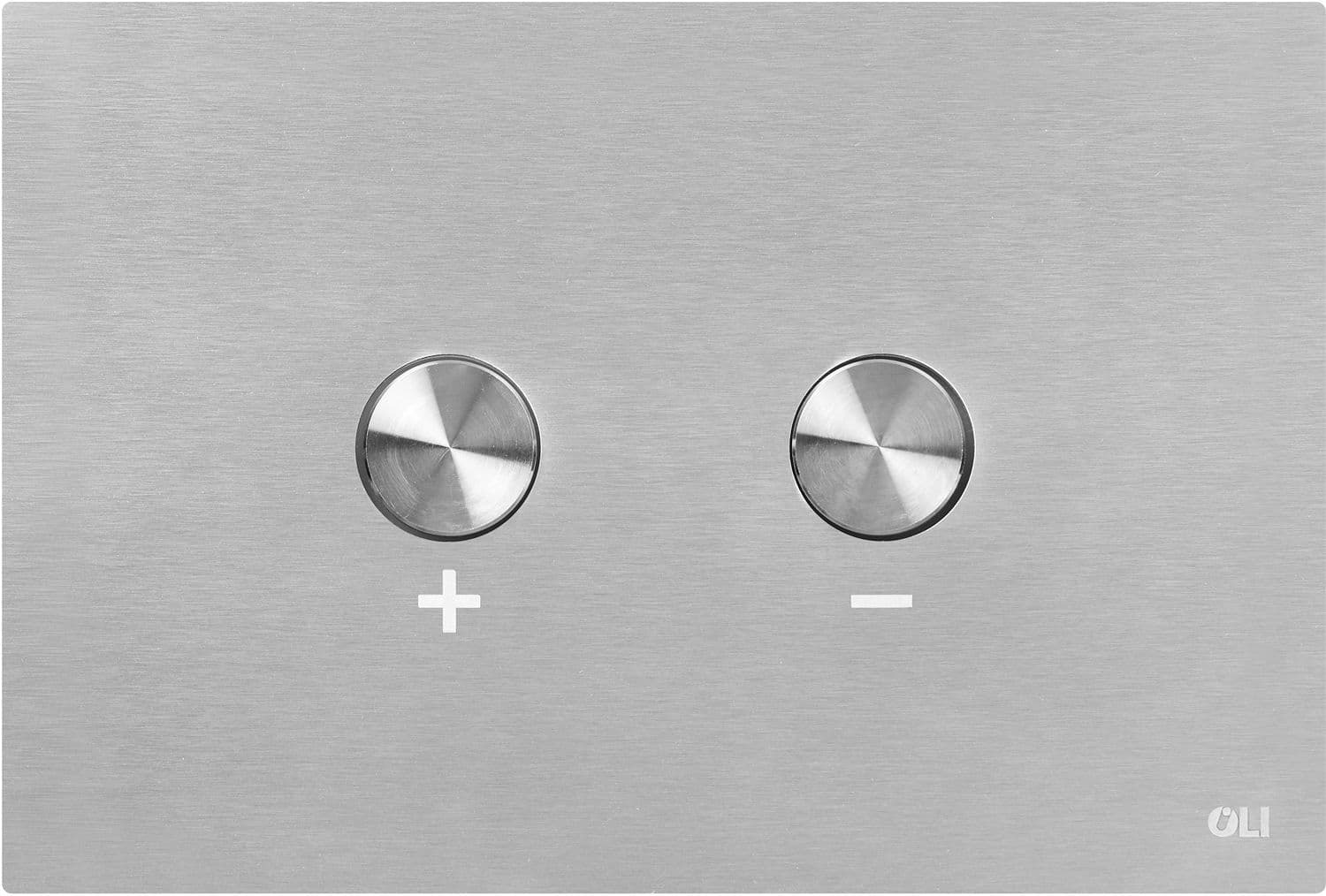 PLAQUE DE COMMANDE 2-TOUCHES BLINK PNEUMATIQUE OLI INOX vue 1
