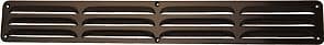 GRILLE D'AERATION PORTE ALU BRUNE B50-H6,5CM vue 1