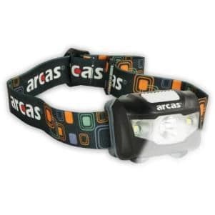 Arcas© - lampe frontale 5W Led - Noir - 160lm + 3 piles LR03 vue 1