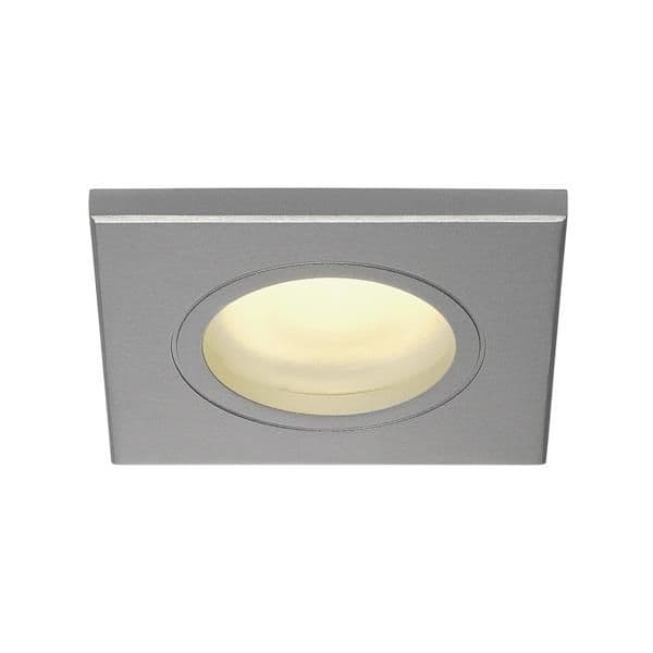Dolix Gu10 carré encastré, carré, Gris Argent, maximum 35W vue 1