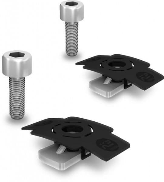 Set pour fixer le minifive sur MiniRail ou dome sur basic rail ( par 2 pieces complet) vue 1
