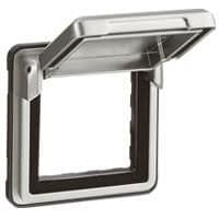 Soliroc adaptateur Mosaic + volet IP55 - IK10 vue 1