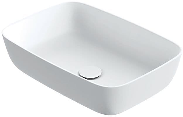 VASQUE A POSER NEO R 54X38 SANS PLAGE ROBINET/TROP-PLEIN XONYX BLANC SATIN vue 1