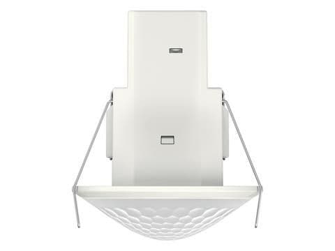 Détecteur de présence Blanc encastré 360° 1 canal 8m IP54 80W Led vue 1