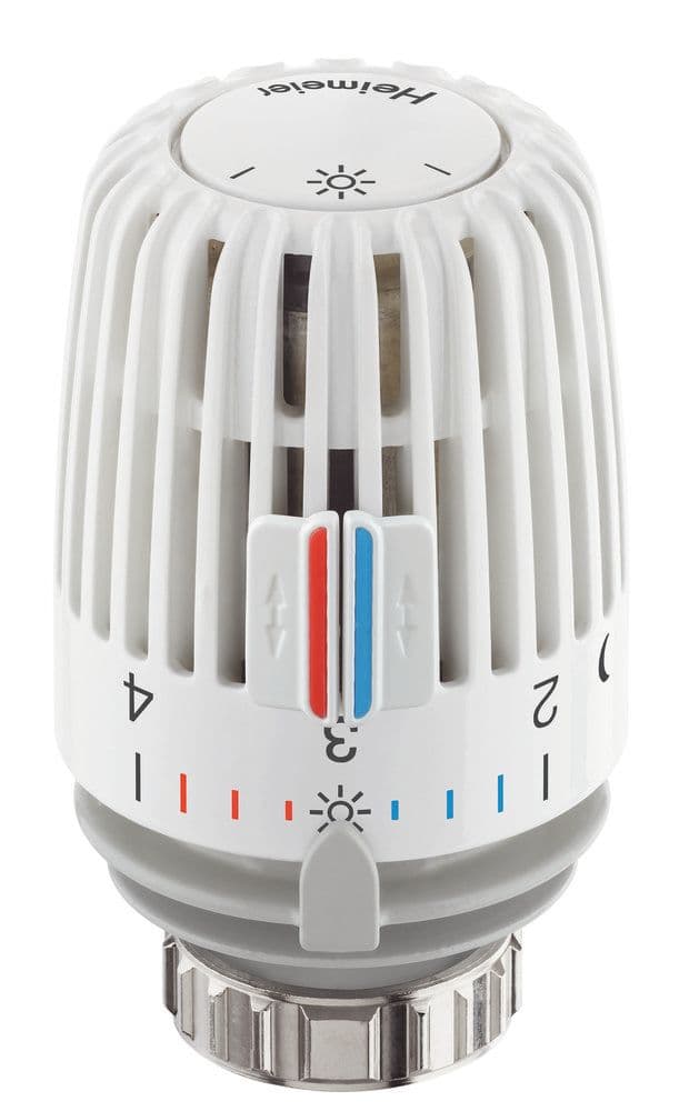 Heimeier K thermostat de radiateur avec position zéro blanc vue 1