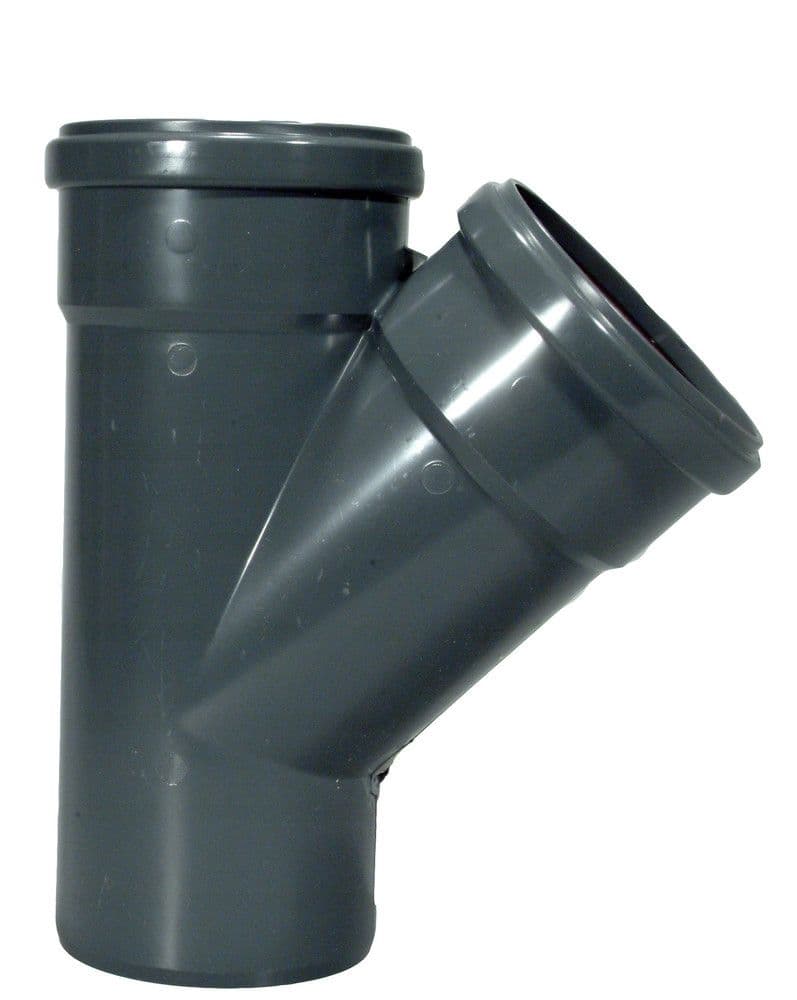 Kabelwerk Eupen Eucarigid-REGRB SN4 accessoires égout PVC té 45° D 125 mm gris vue 1