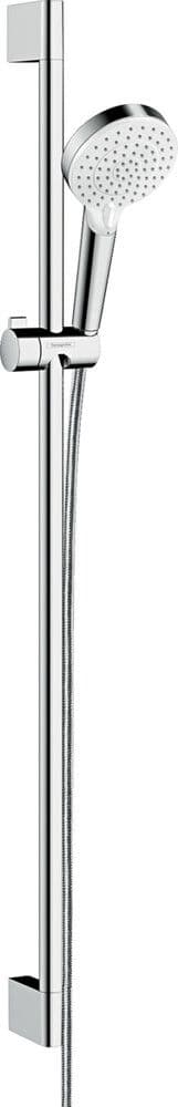 Hansgrohe Crometta Vario set de douche EcoSmart 9l/min. barre 90cm blanc/chrome vue 1