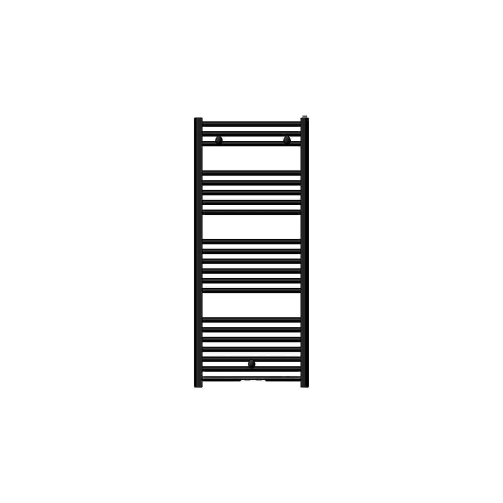 Basic 120/050 radiateur sèche-serviettes - H 1154 x L 500 - 506W - noir mat vue 1