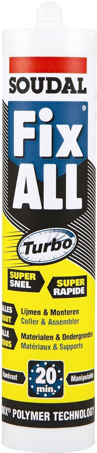 FIX-ALL TURBO SOUDAL CARTOUCHE 290ML BLANC vue 1